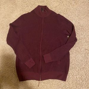 Men’s | Full Zip Sweater | Size: M | Color: Maroon